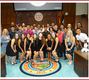 Group of TUHSD students