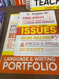 Language and Writing Portfolio with Media and Images textbook