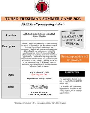 Click to view 2023 Summer Camp Flyer